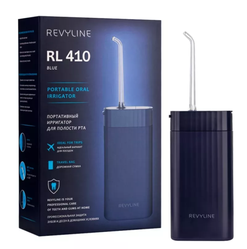 Ирригатор полости рта Revyline RL 410,  синий корпус